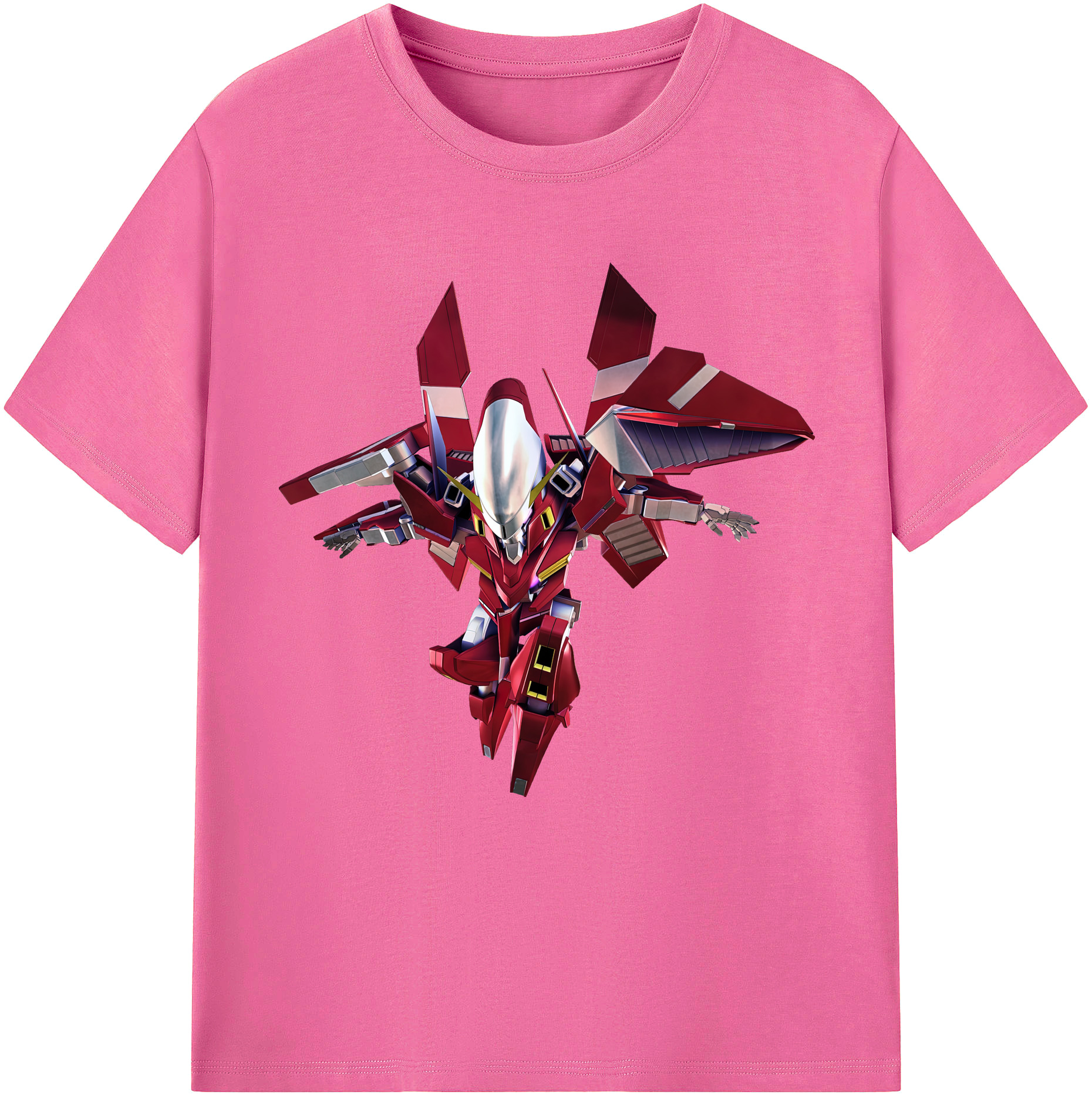 （画像用） 機動戦士ガンダム Mobile Suit Gundam レディースカジュアルプリントTシャツ（綿100％）
